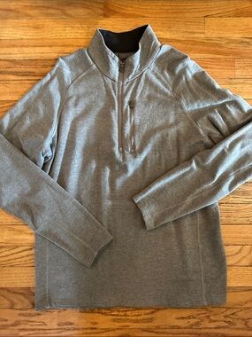 Free Fly Apparel Men's Heather Gray Quarter-Zip Pullover